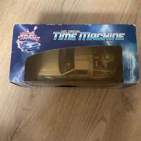 Back to the Future DeLorean Time Machine Toy Car - Silver - Picture 2 of 4